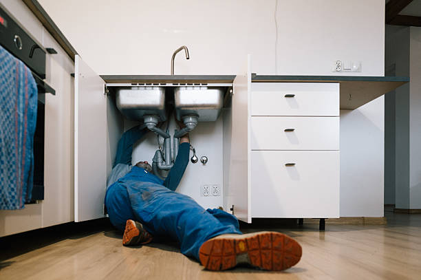 Professional Drain Cleaning technician working in Ponder, TX